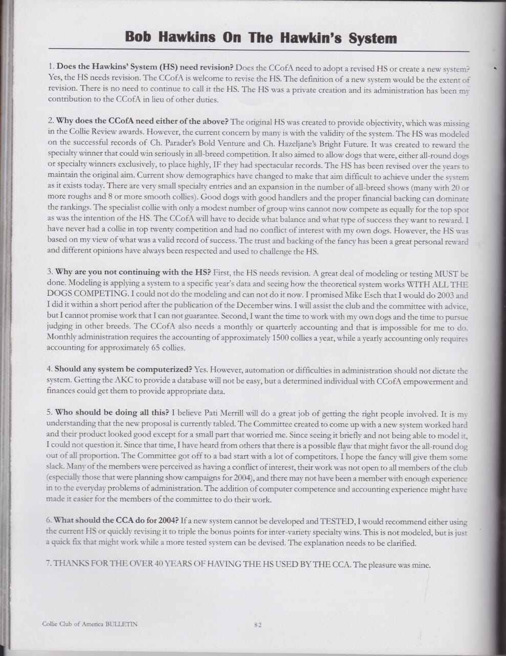 2004 CCA Bulletin Article